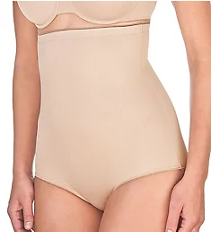 Soft Touch High Waisted Brief Panty Sand XS