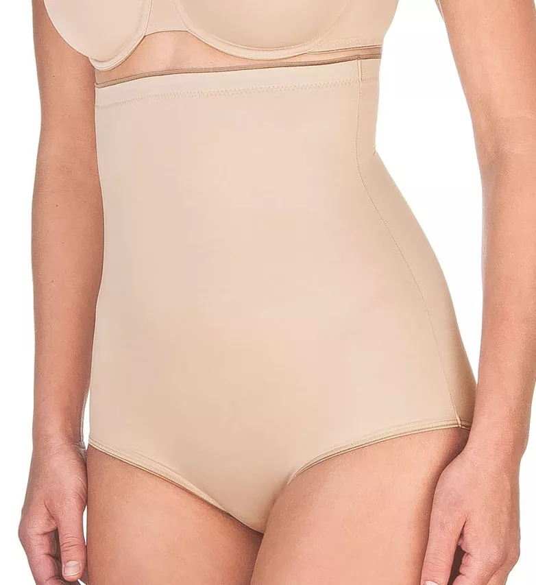 Soft Touch High Waisted Brief Panty Sand XS