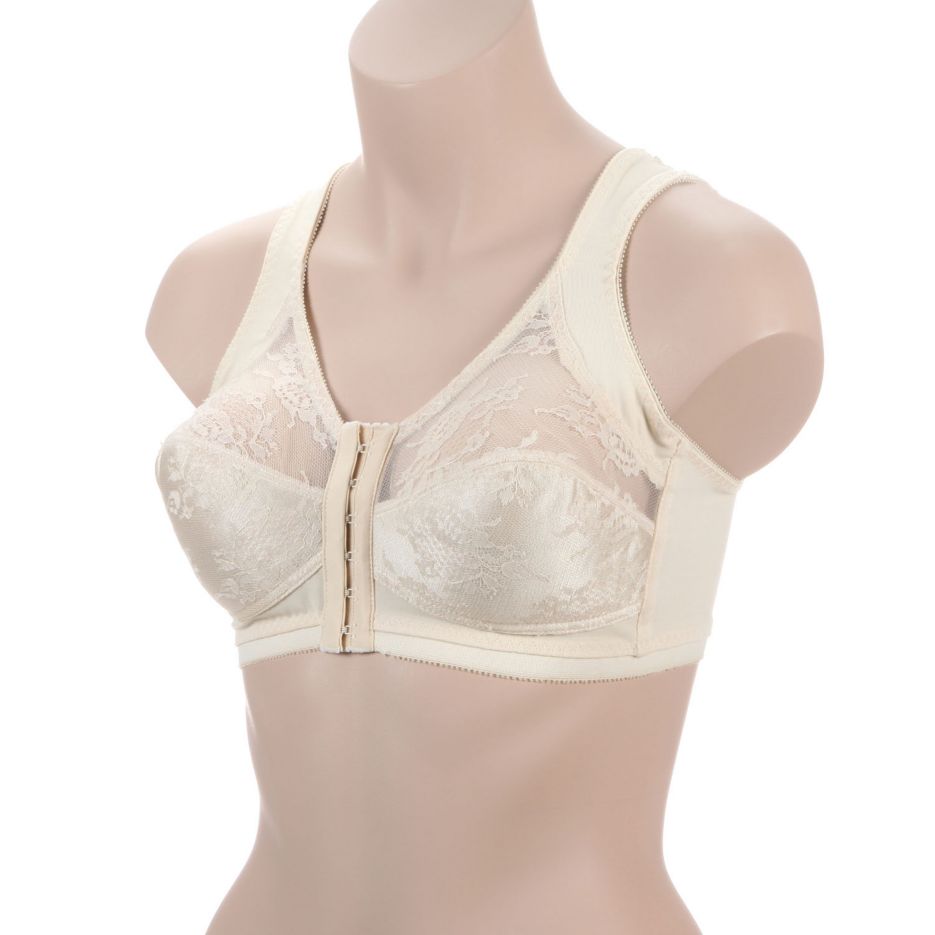 Front Closure Back Support Bandeau Bra