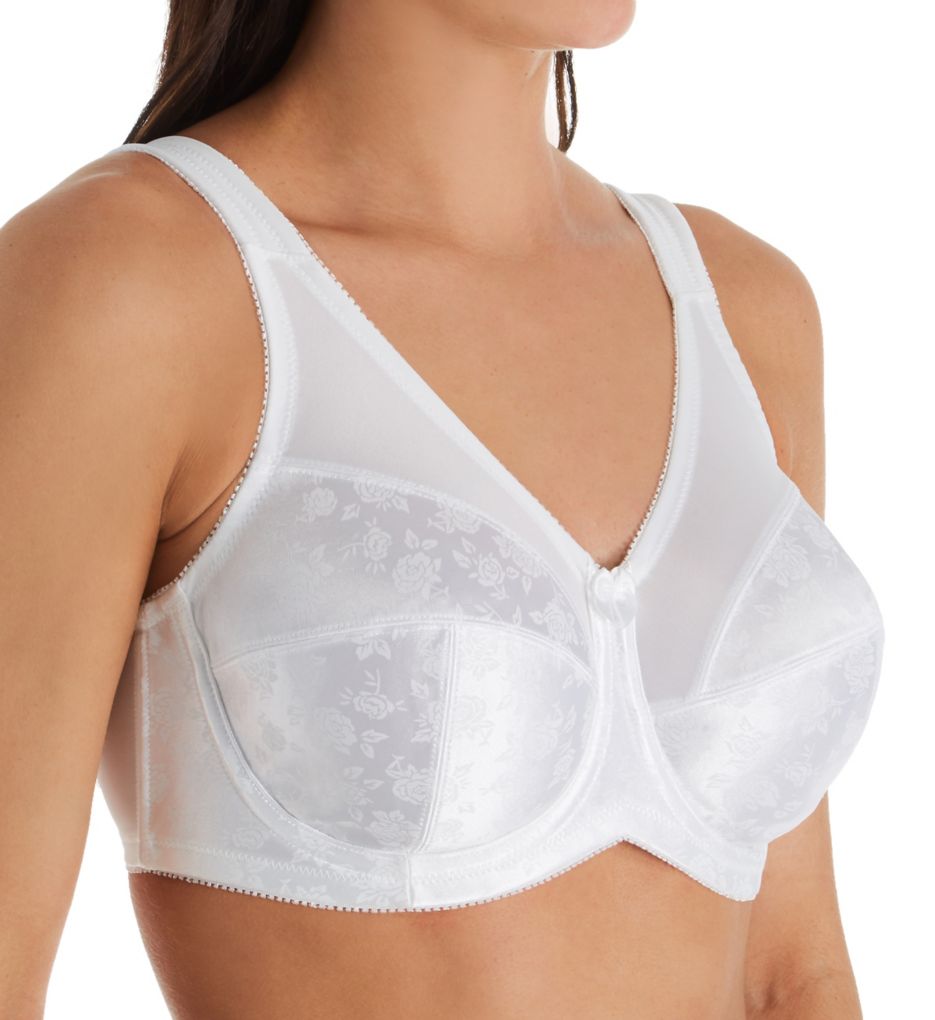 Full Figure Underwire Seamed Cup Bra-acs