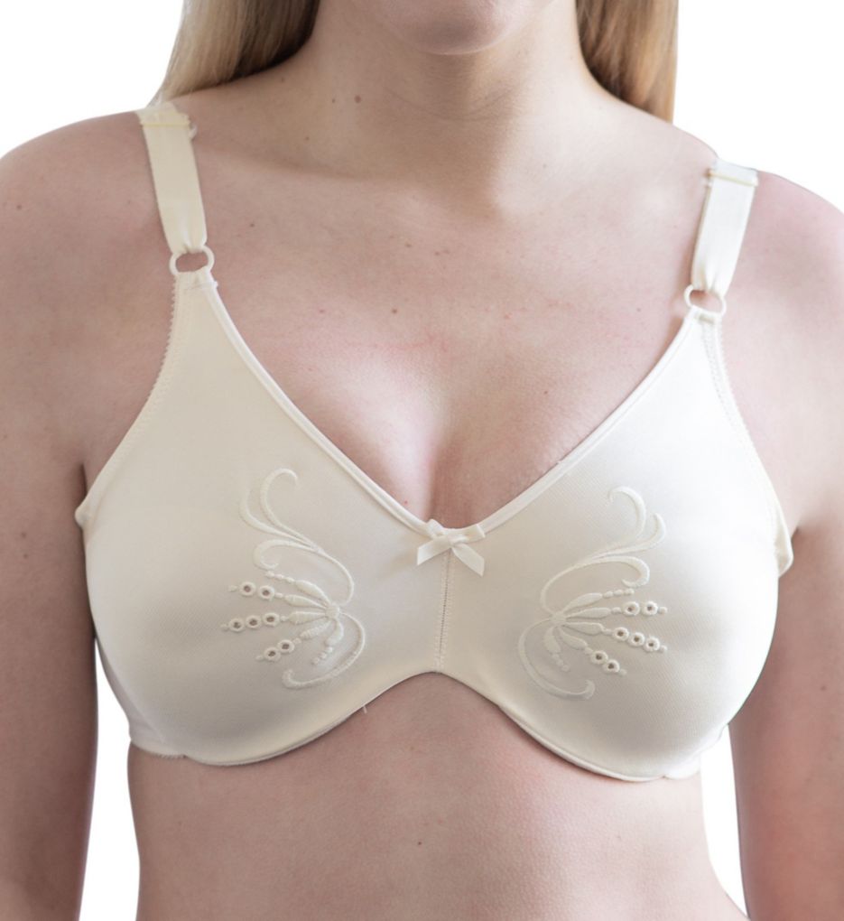Full Figure Seamless Minimizer Bra Champagne 46DDD