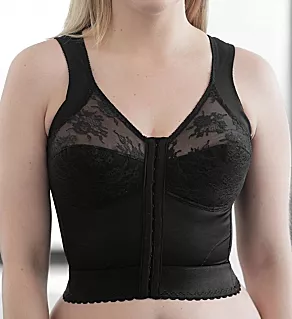 Back Support Longline Bra Black 48C