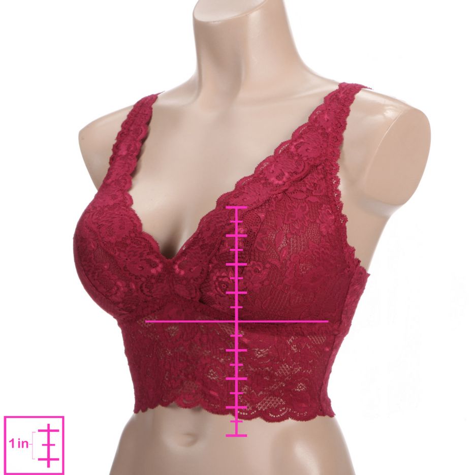 Never Say Never Plungie Pullover Longline Bralette