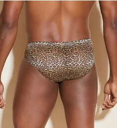 Never Say Never Comfort Micro Brief Neutral Leopard XL