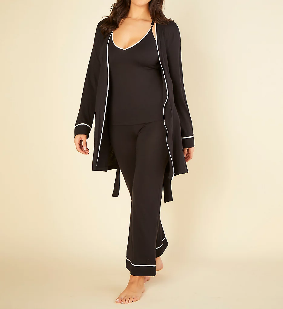 Bella Curvy Racerback Camisole Pant and Robe Set