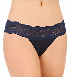 Dolce Low Rise Thong Navy Blue O/S