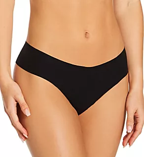 Free Cut Micro Low Rise Thong Panty Black M/L
