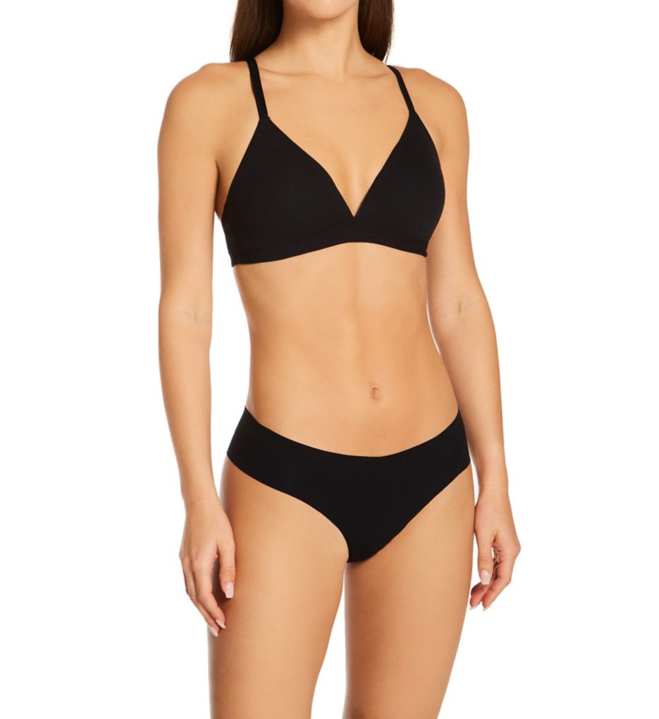 Cosabella Free Cut Micro Tall Triangle Bralette Black L  - Image 4