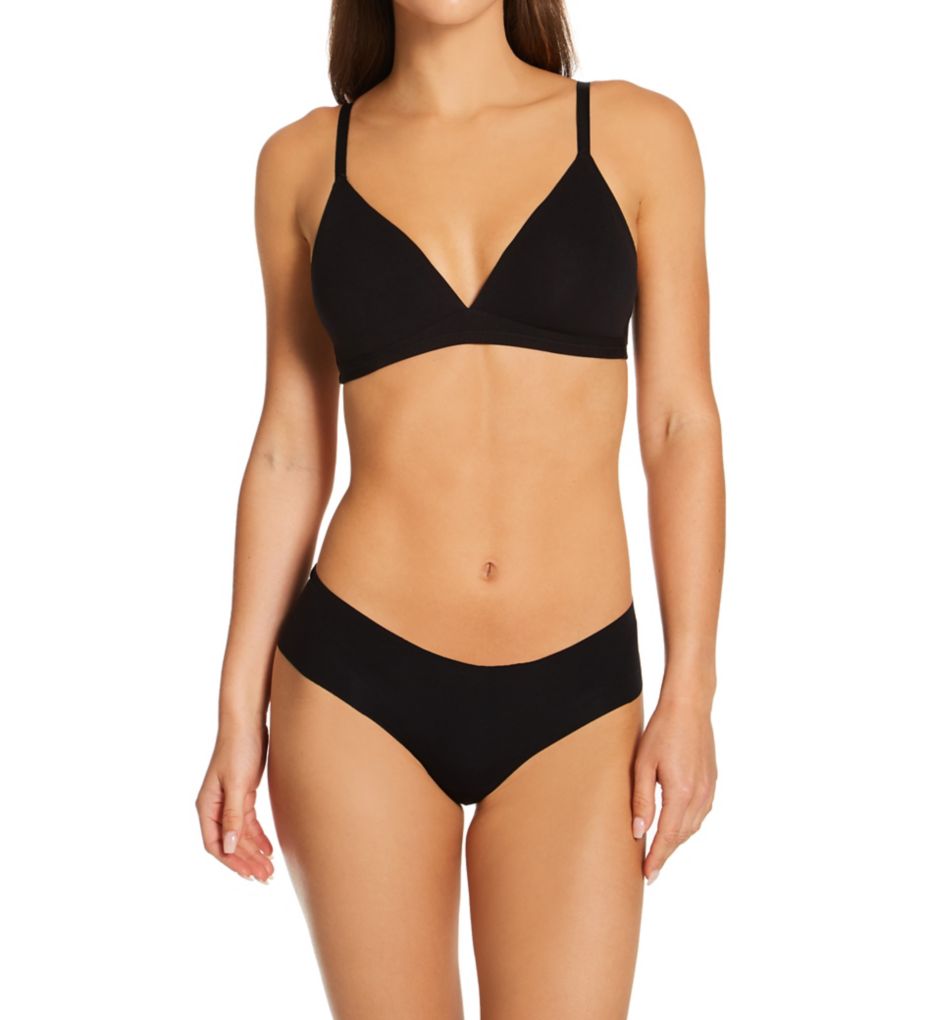 Cosabella Free Cut Micro Tall Triangle Bralette Black L  - Image 5