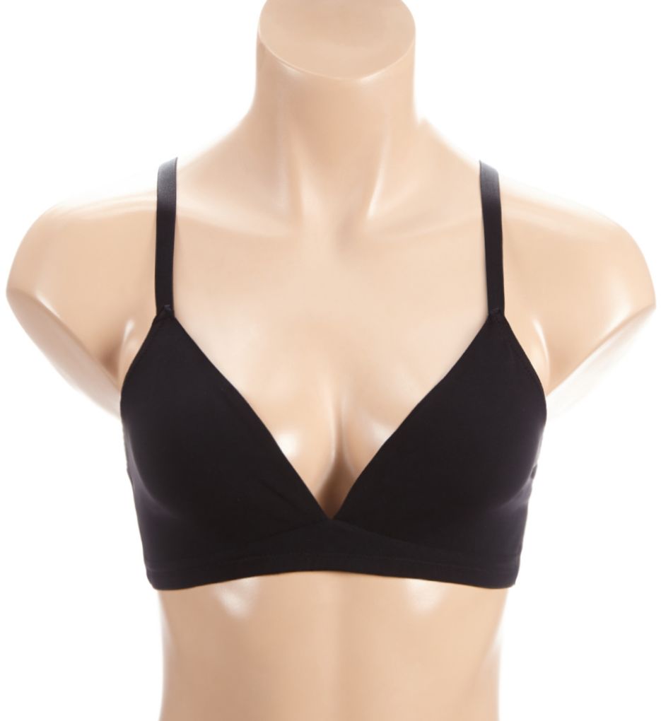 Cosabella Free Cut Micro Tall Triangle Bralette Black L  - Image 1