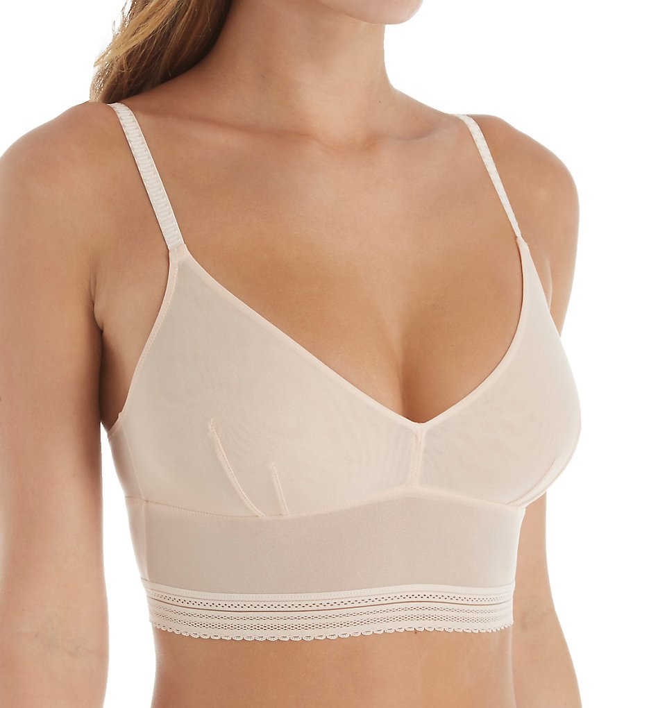 Cosabella LAC1381 Laced in Aire Longline Bralette (Nude Rose)