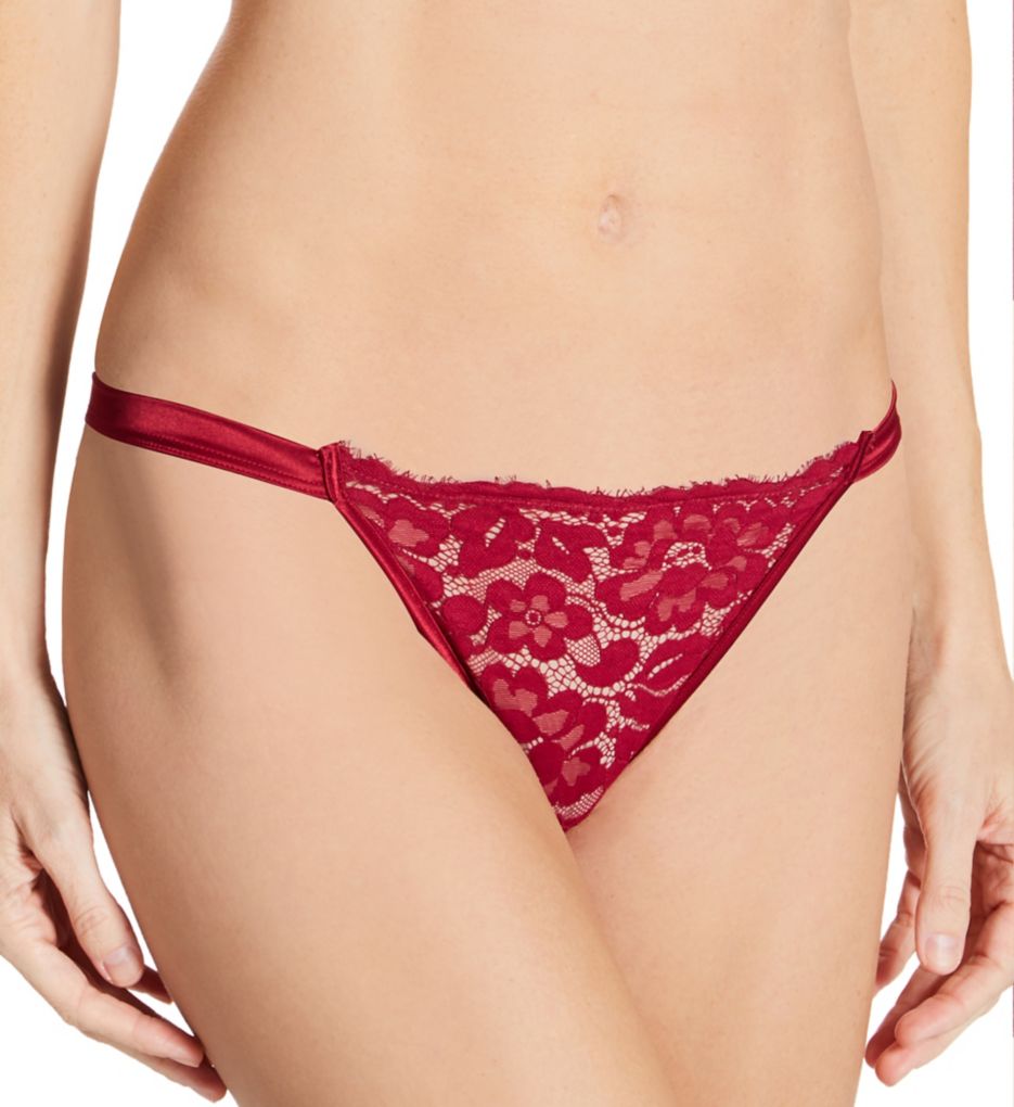 Cosabella : Cosabella MAG0551 Magnolia String Bikini Panty (Deep Ruby S)