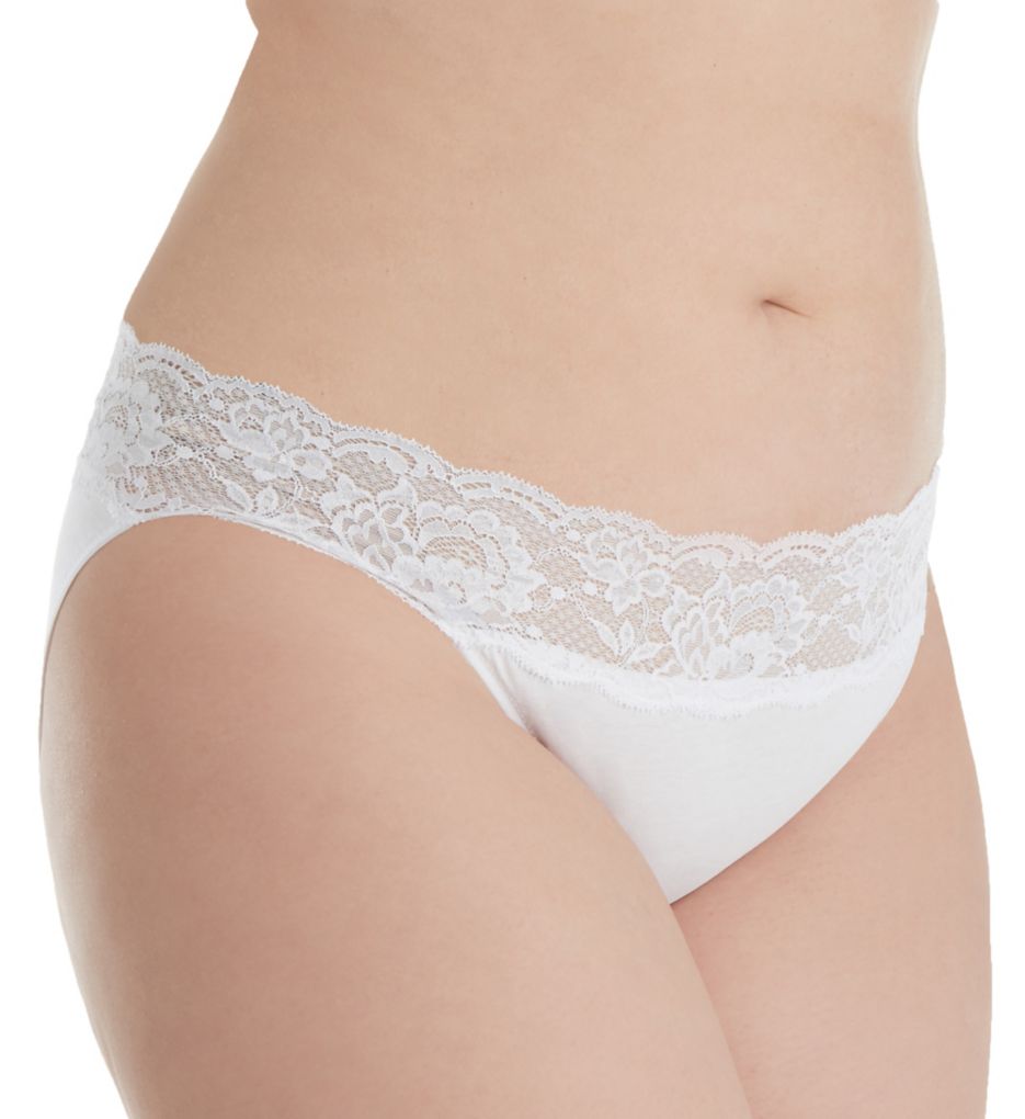 Cosabella : Cosabella N0541P Never Say Never Plus Size Bikini Panty (White XL)