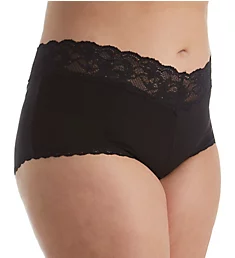 Never Say Never Extended Cheekie Low Rise Hotpant Black XL