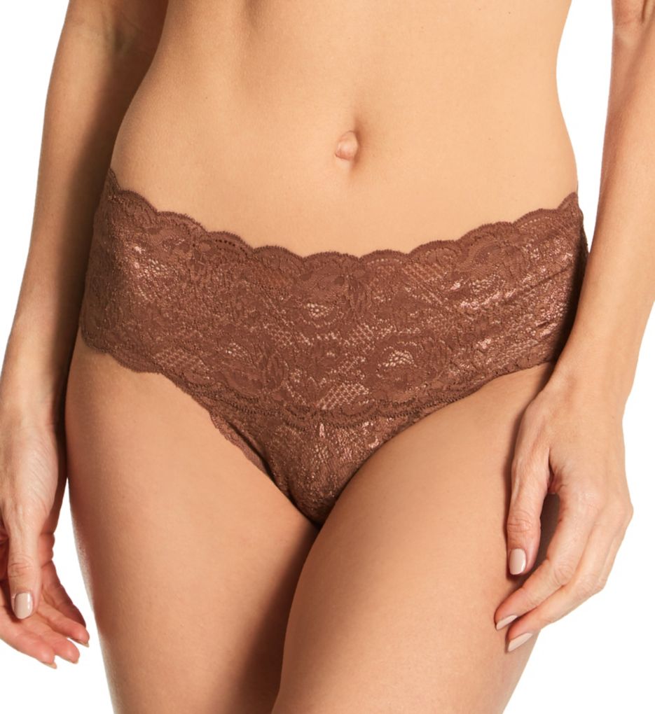 Cosabella Women's Never Say Never Comfie Cutie Thong Panty in Beige | Size Small/Medium | HerRoom.com