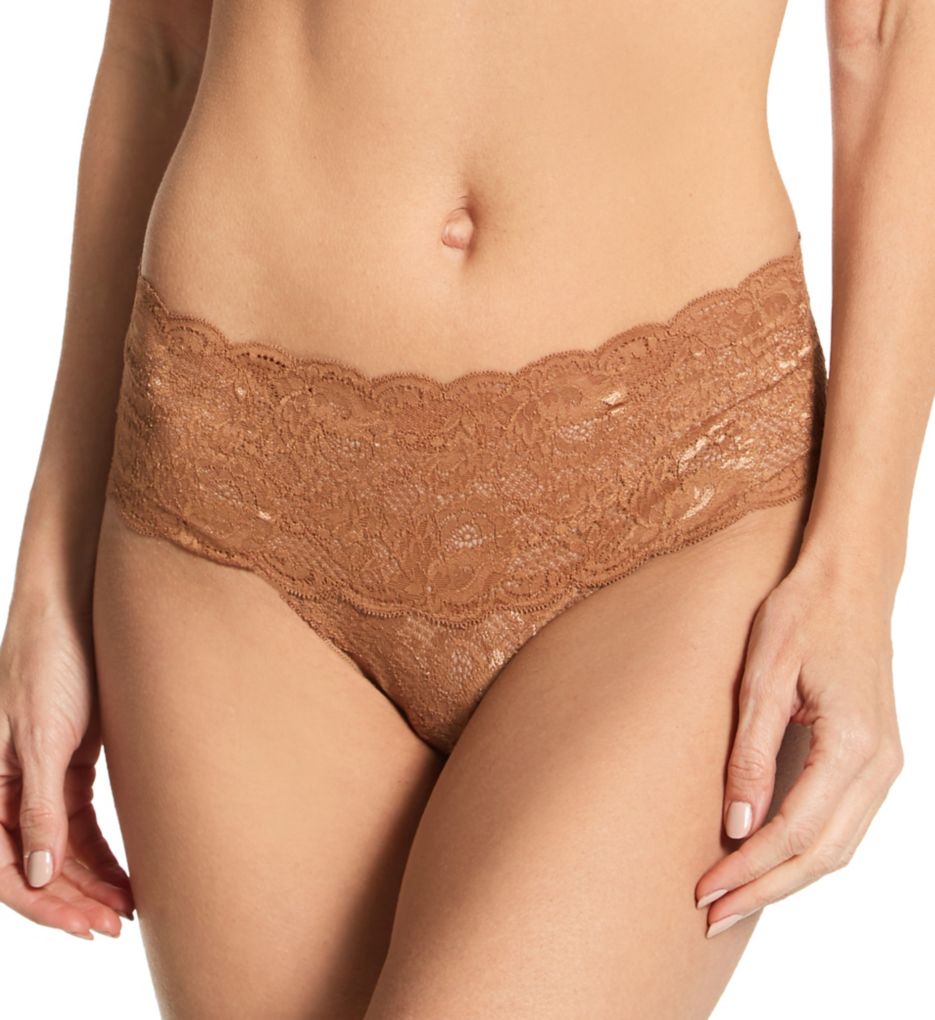 Cosabella Women's Never Say Never Comfie Cutie Thong Panty in Black | Size Medium/Large | HerRoom.com