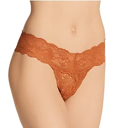 Never Say Never Cutie Low-Rider Lace Thong Dark Copper O/S