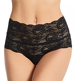 Never Say Never High Rise Bikini Panty Black S