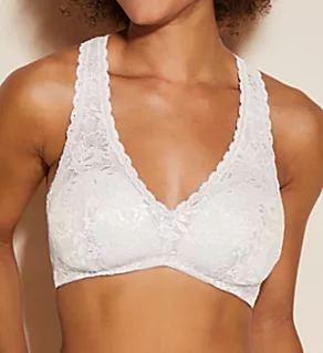 Never Say Never Racie Racerback Bra White S