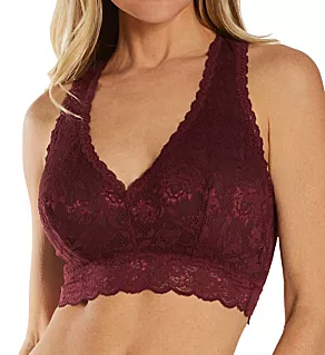 Never Say Never Curvy Racerback Bra Vino M