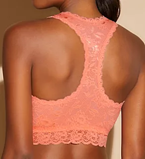 Never Say Never Curvy Racerback Bra Coral Breeze S