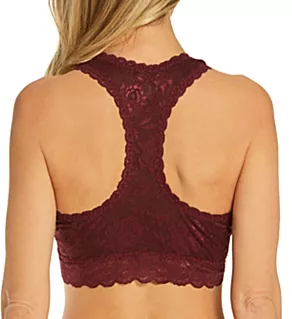 Never Say Never Curvy Racerback Bra Vino M