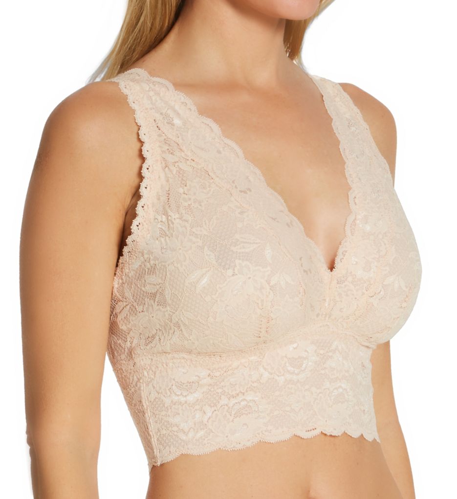 Cosabella : Cosabella NEV1385 Never Say Never Curvy Plungie Longline Bralette (Nude Rose M)