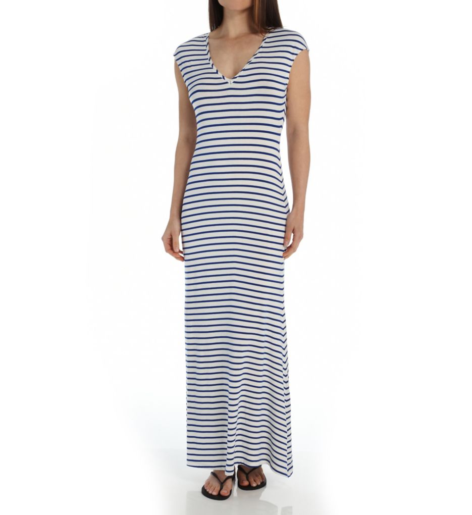 CSBLA Rimini Stripe Maxi Dress-fs