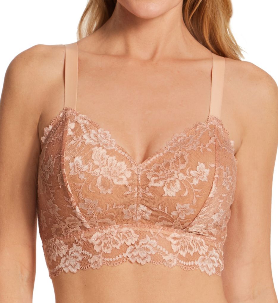 Cosabella Women's Savona Curvy Longline Wireless Bra in Cinque/ Sette | Size Large | HerRoom.com