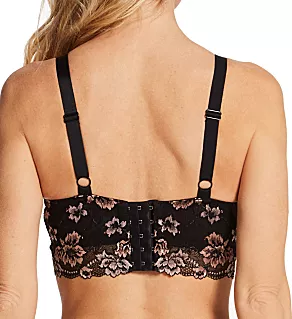 Savona Curvy Longline Wireless Bra Black/Mandola XS