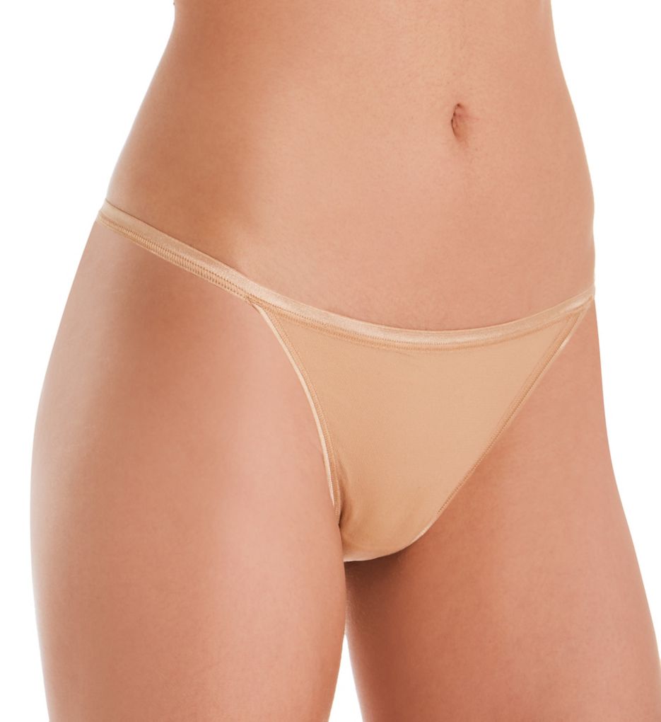 Cosabella Women's Soire Confidence Italian Thong Panty in Beige | HerRoom.com
