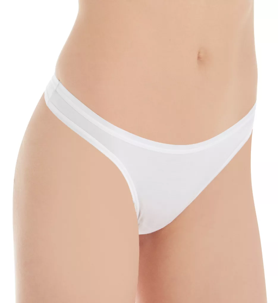 Talco Low Rise Thong White S/M