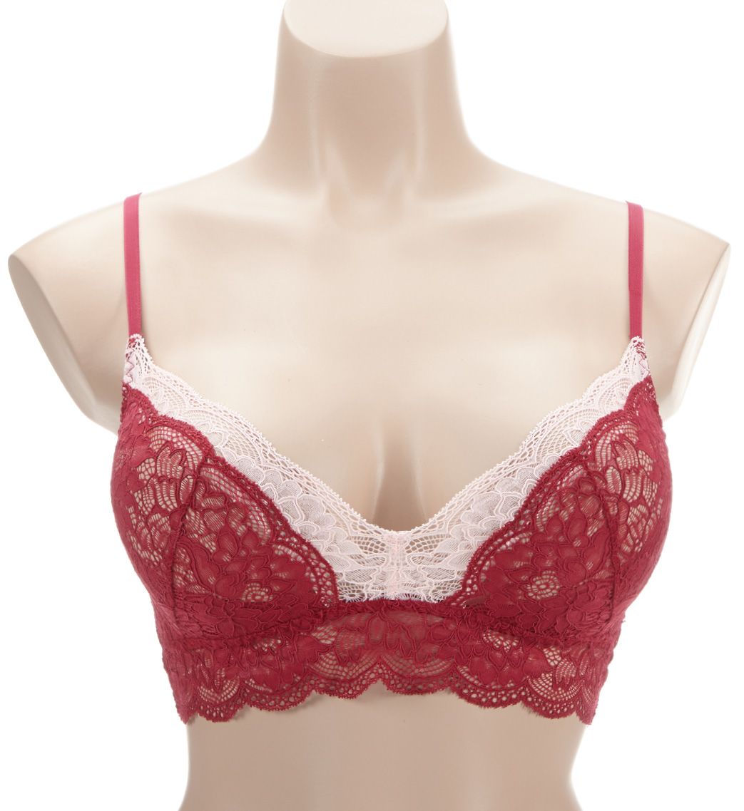 Cosabella Tosca Sweetie Bralette Deep Ruby/Powder Pink S  - Image 1