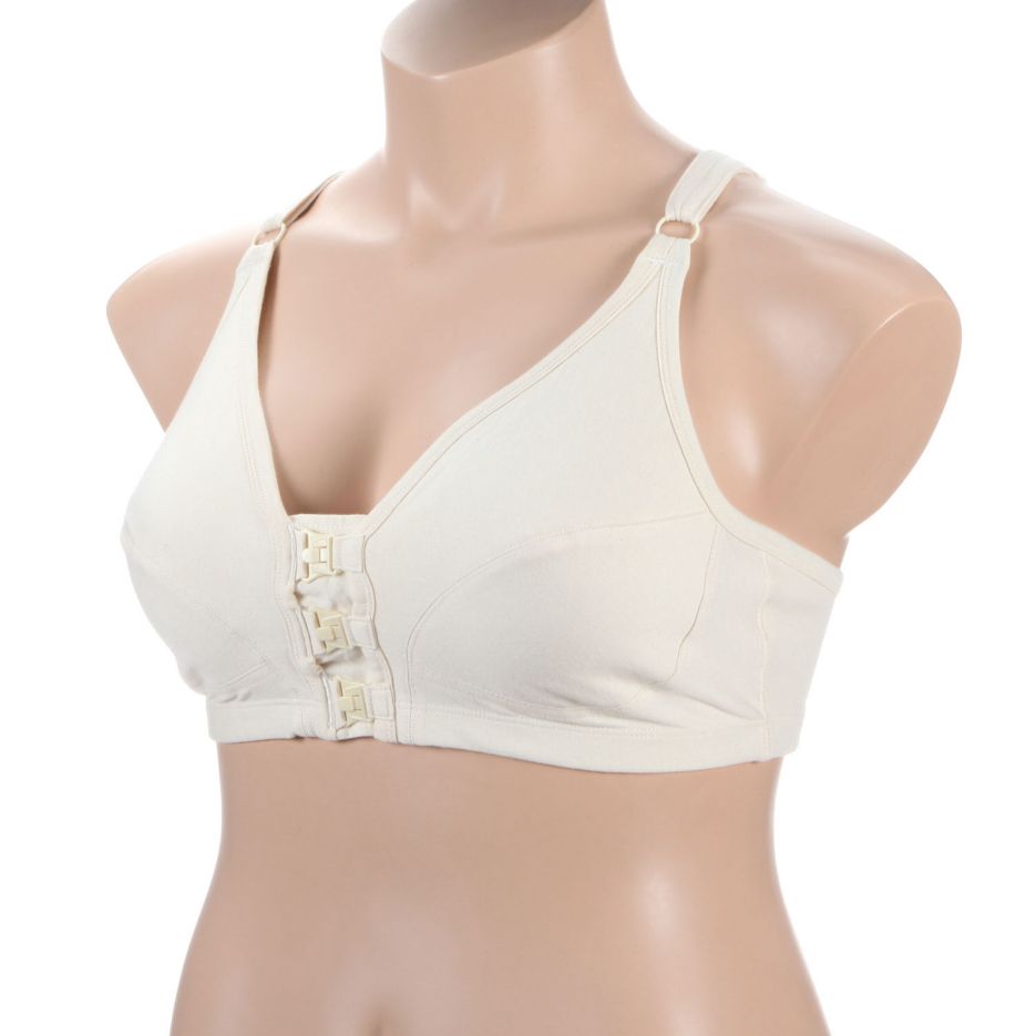 Latex Free Organic Cotton Racerback Support Bra