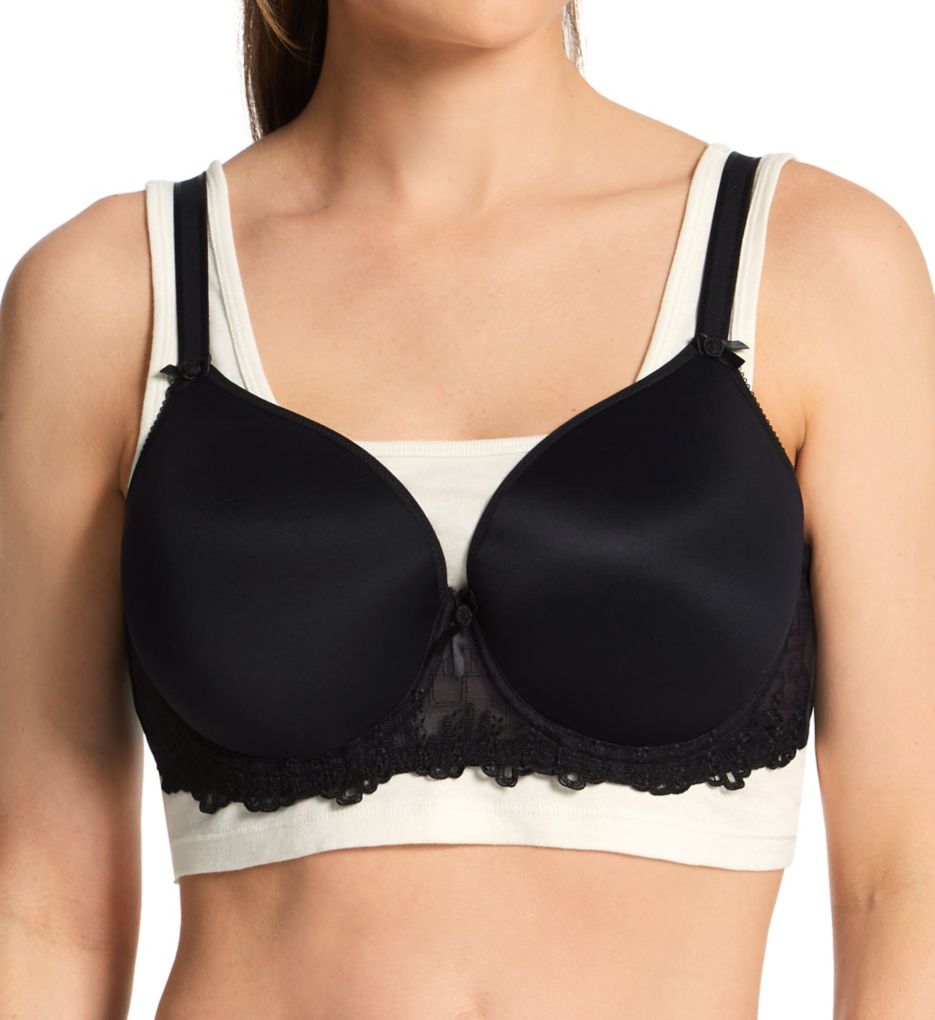 Cottonique Hypoallergenic Organic Cotton Rib Bra Liner for Women