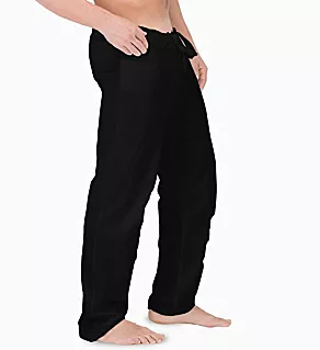 Latex Free Organic Cotton Drawstring Lounge Pant Blk L/XL