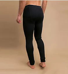 Latex Free Cotton Thermal Long Johns w/ Fly BLK S