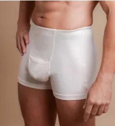 Latex Free Cotton Ribbed Elasticized Boxer Brief