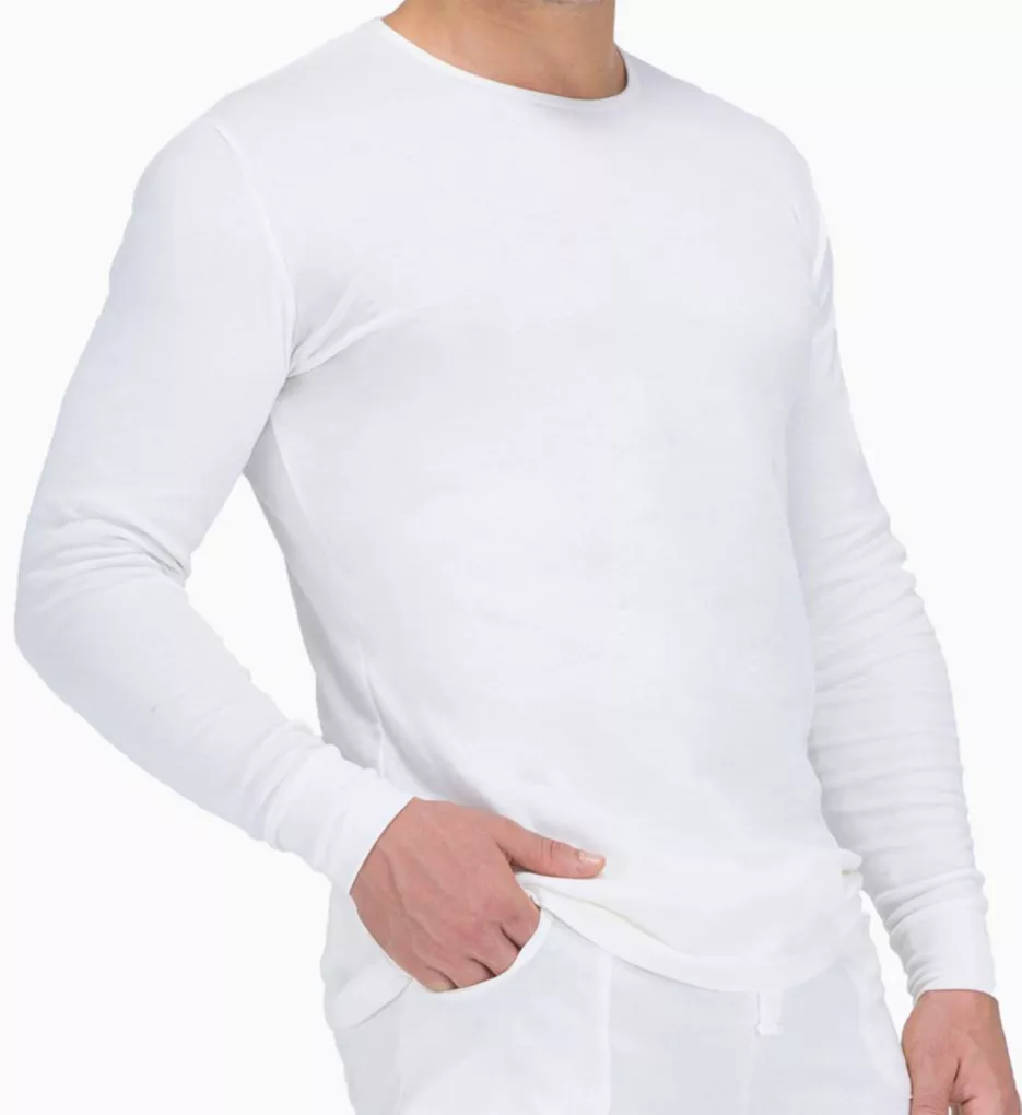 Latex Free Organic Cotton Ribbed T-Shirt NAT 2XL