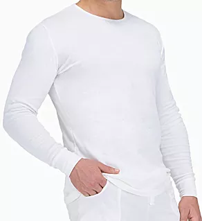 Latex Free Organic Cotton Ribbed T-Shirt NAT S