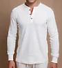 Cottonique Latex Free Organic Cotton Long Sleeve Henley Shirt M17776 - Image 1
