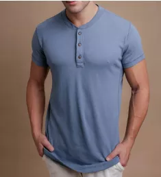 Latex Free Organic Cotton Henley T-Shirt