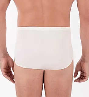 Latex Free Organic Cotton Briefs - 2 Pack Natural M