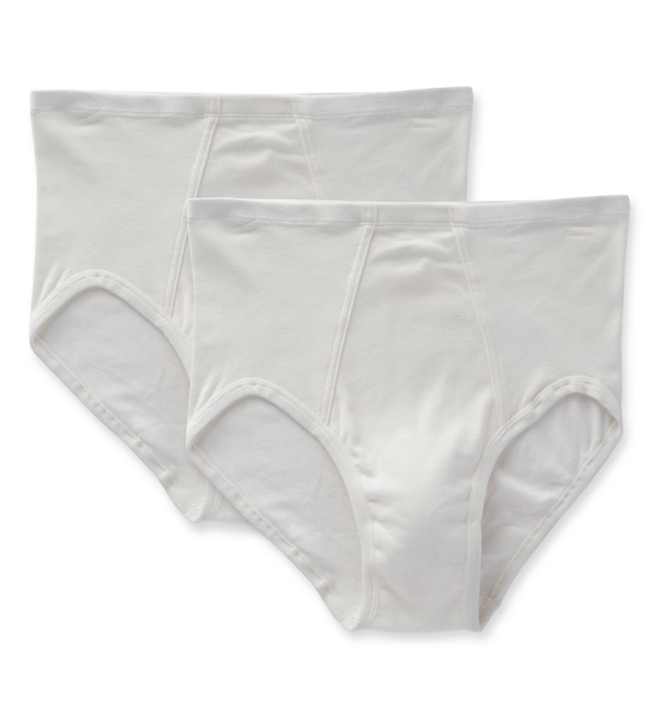 Cottonique Latex Free Organic Cotton Briefs - 2 Pack M27712 - Image 4
