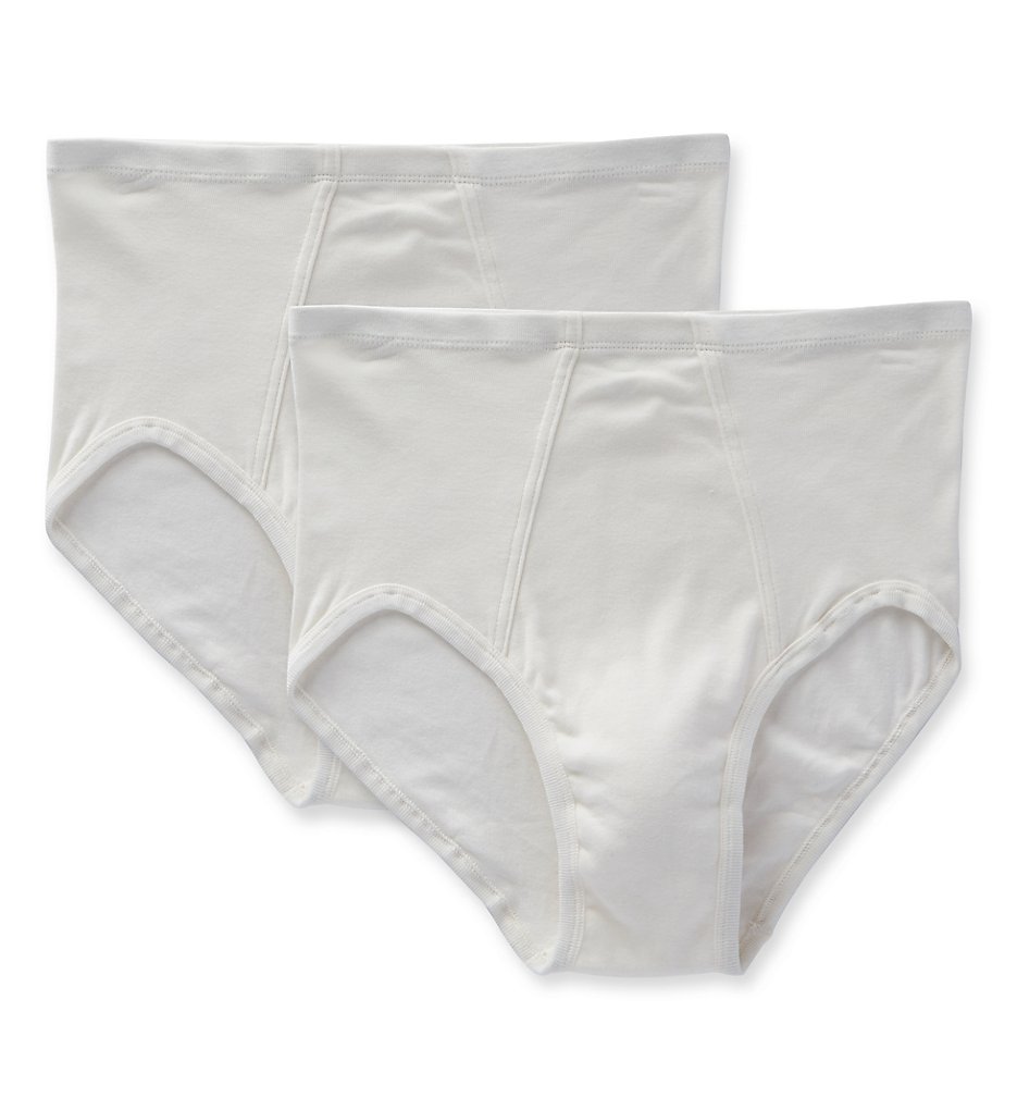 Latex Free Organic Cotton Briefs - 2 Pack NAT S by Cottonique