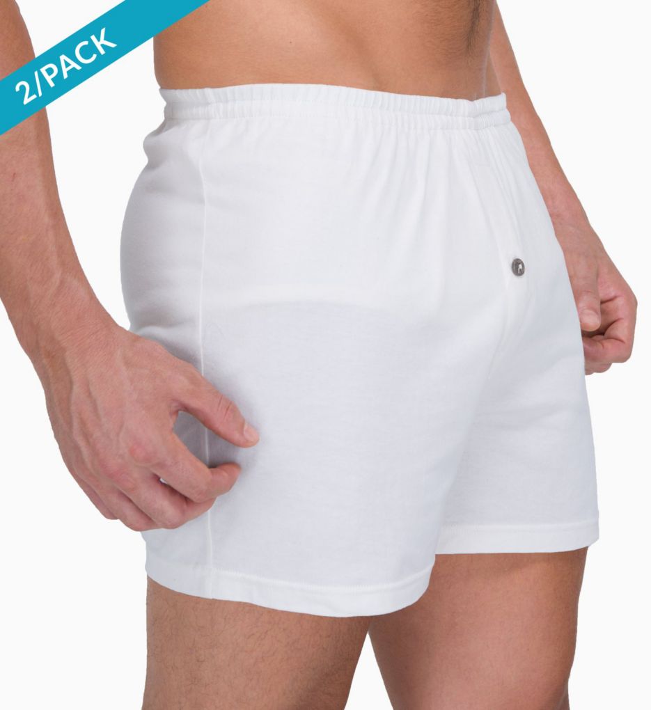 Latex Free Organic Cotton Boxers - 2 Pack by Cottonique