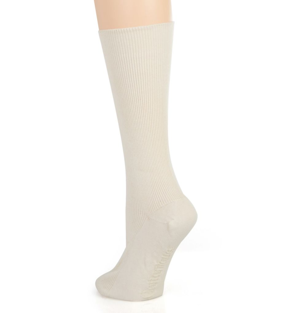 Latex Free Organic Cotton Crew Socks - 2 Pack-bs