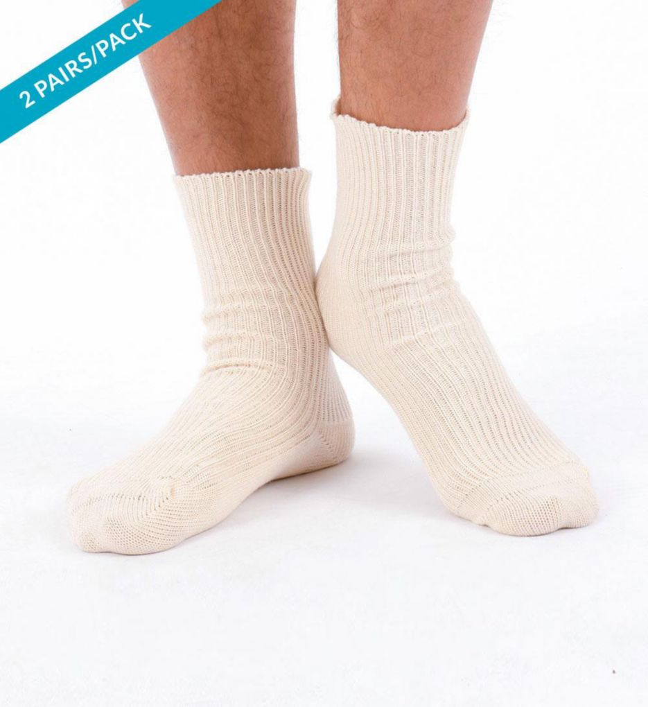 Elite Elastic-Free Organic Cotton Socks - 2 Pack-gs