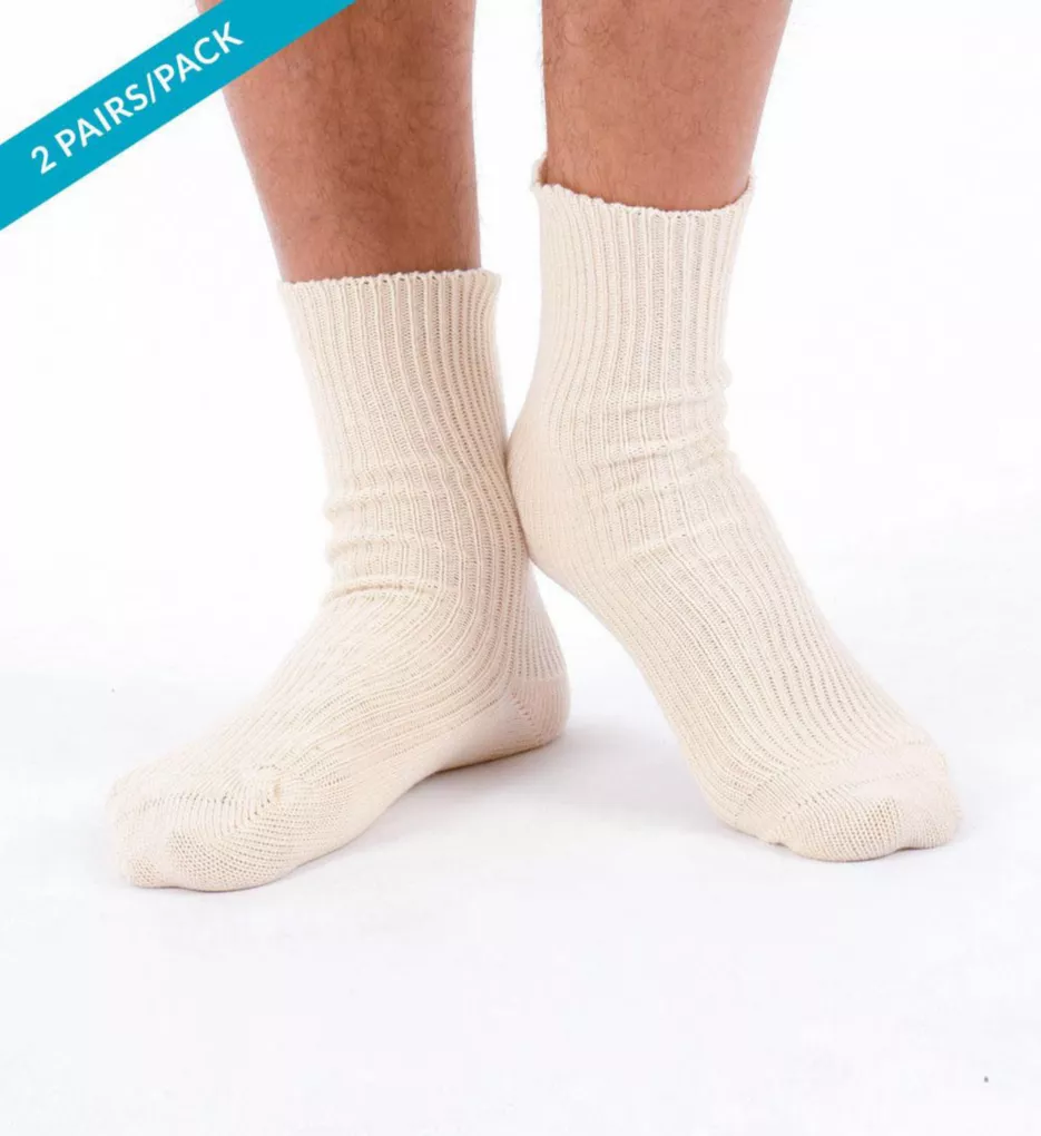 Elite Elastic-Free Organic Cotton Socks - 2 Pack