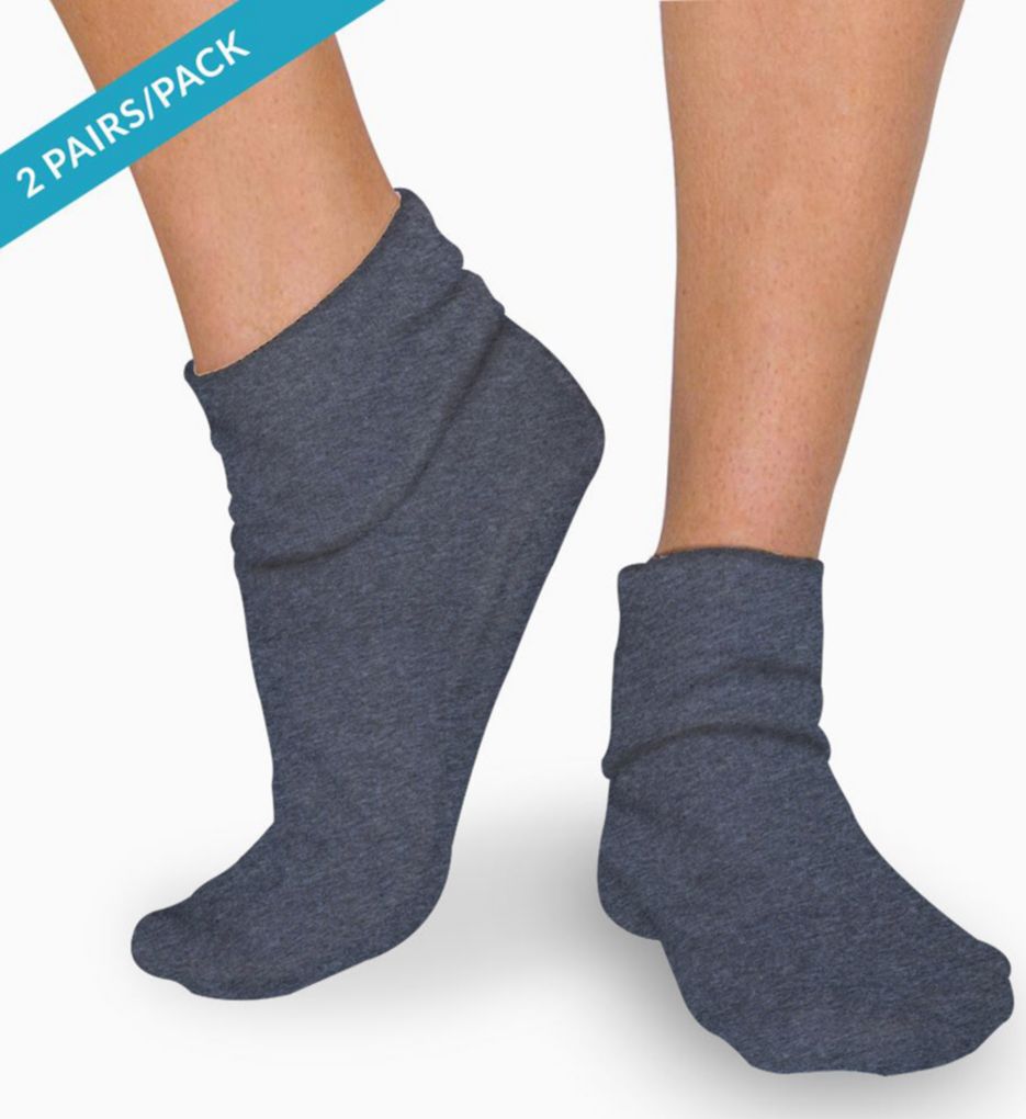 Lightweight Latex-Free 100% Organic Cotton Crew Socks (2pairs/pack